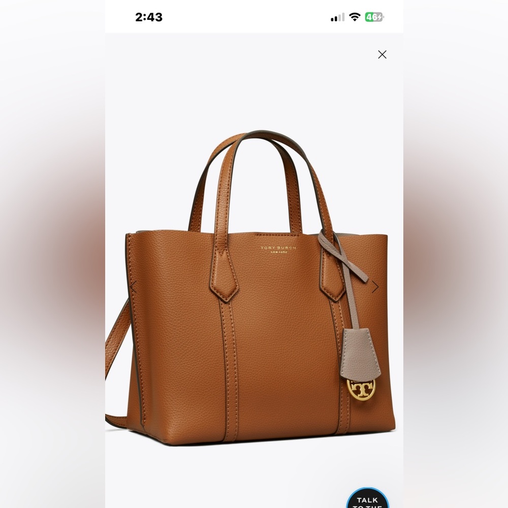 SMALL PERRY TRIPLE-COMPARTMENT TOTE BAG